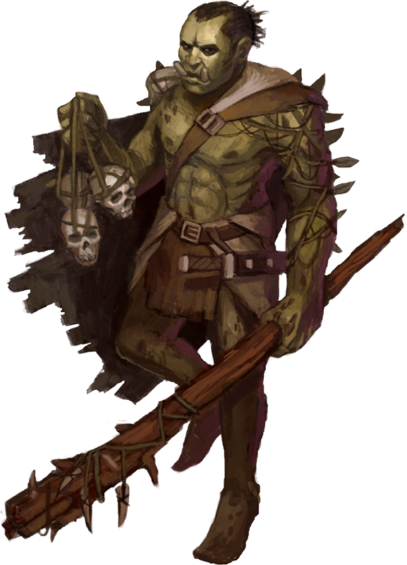 Swamp Orc Clipart (577x800), Png Download