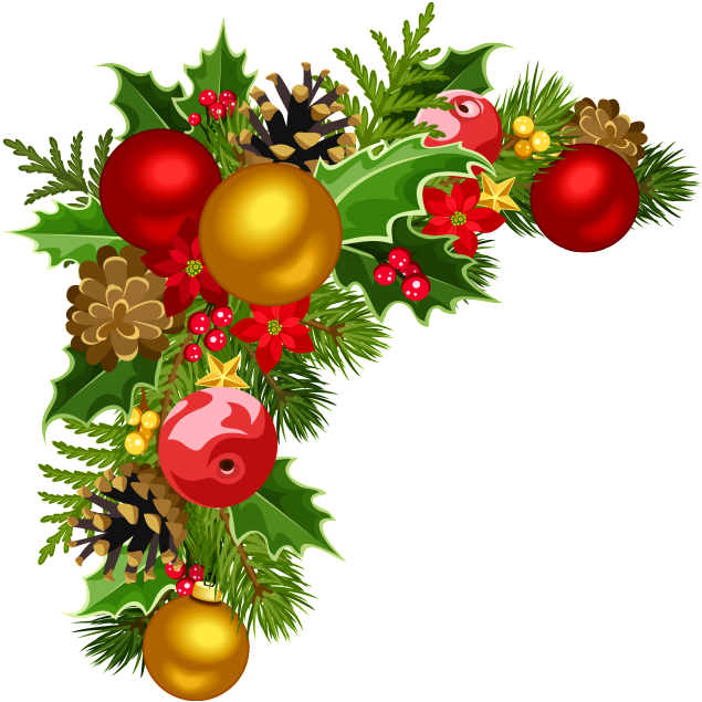 Christmas Decorating Border Png - Transparent Christmas Border Design Clipart (635x635), Png Download