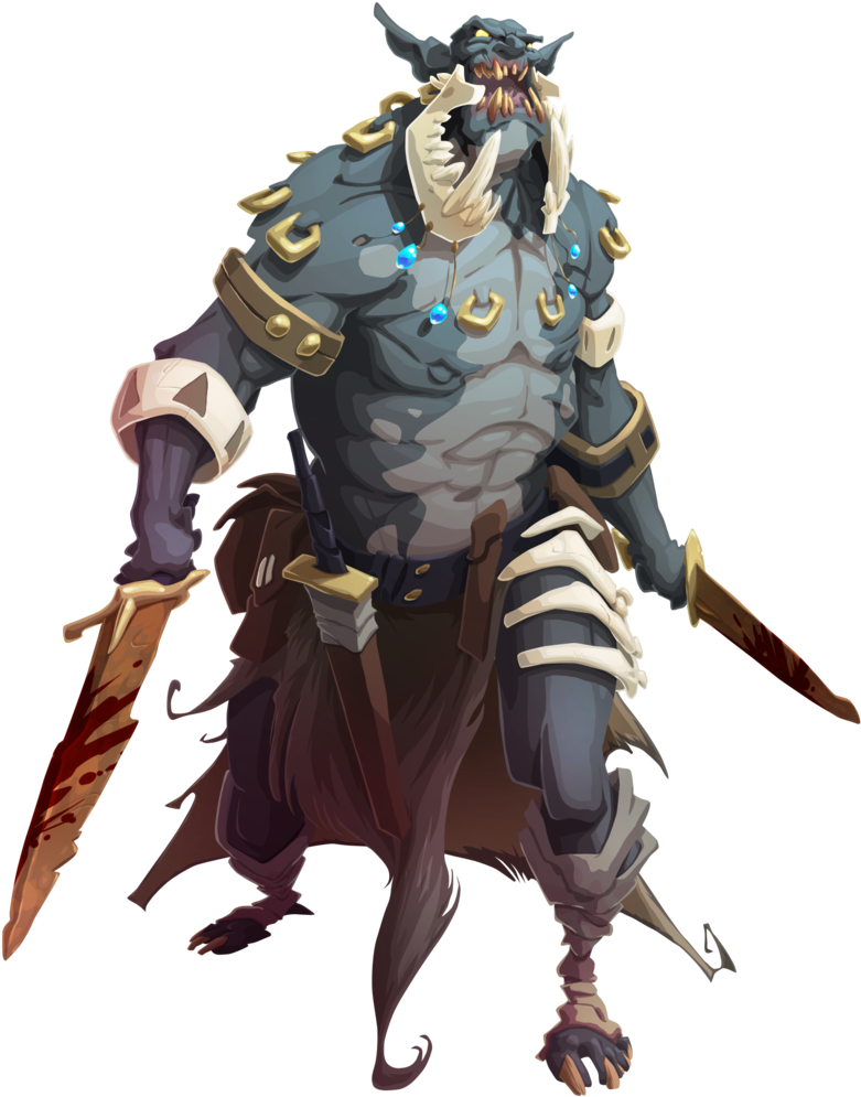 Orc-warrior2 Clipart (1000x1301), Png Download