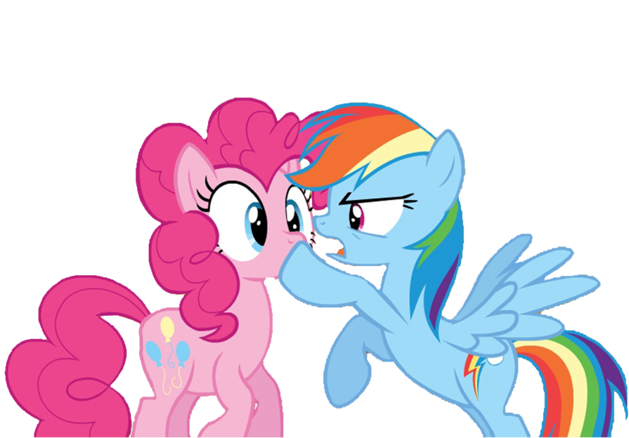 Ponycandance, Bipedal, Duo, Earth Pony, Hoof Over Mouth, - Rainbow Dash Clipart (900x675), Png Download