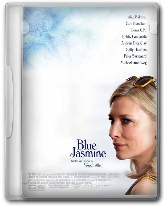 Blue Jasmine - Blue Jasmine Poster Movie Clipart (571x720), Png Download