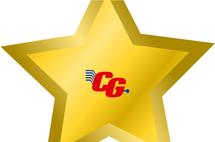 Compu Gen Gold Star - Star Transparent Background Png Clipart (958x570), Png Download