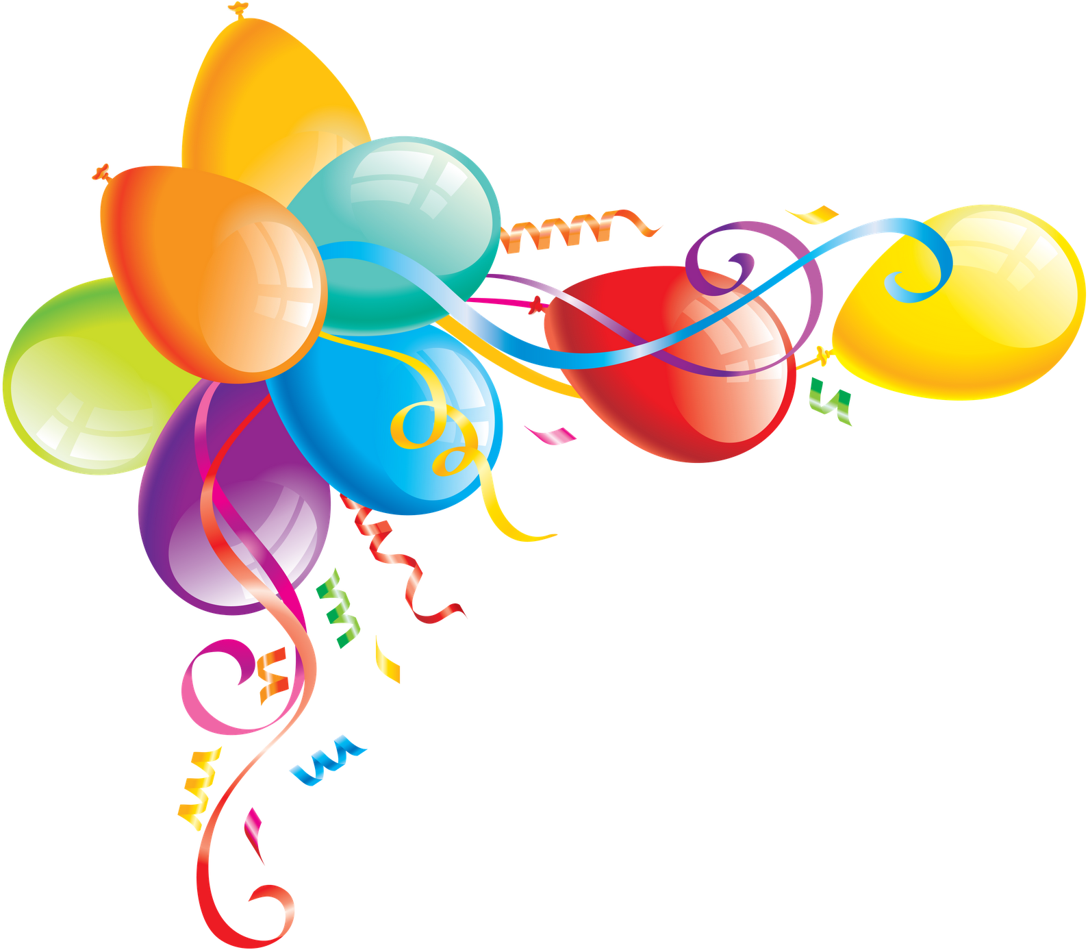 Thumb Image - Balloons Clipart Png Transparent Png (1600x1387), Png Download