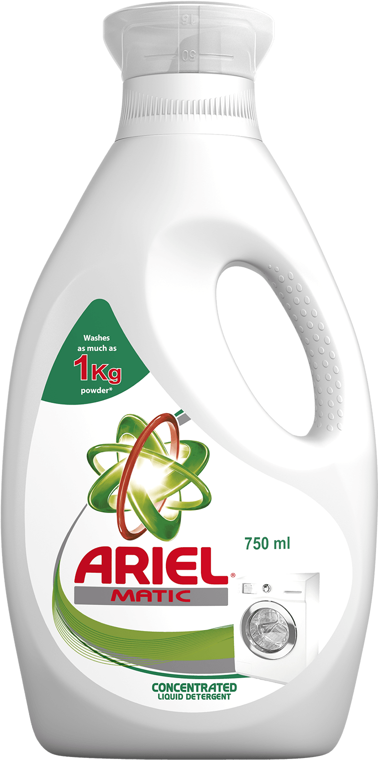 Ariel Matic Liquid Detergent 1 Ltr Clipart (1600x1600), Png Download