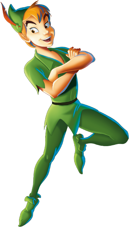 So Yes, I'm Positive That The Concept Is Peter Pan, - Disney Characters Peter Pan Clipart (419x738), Png Download