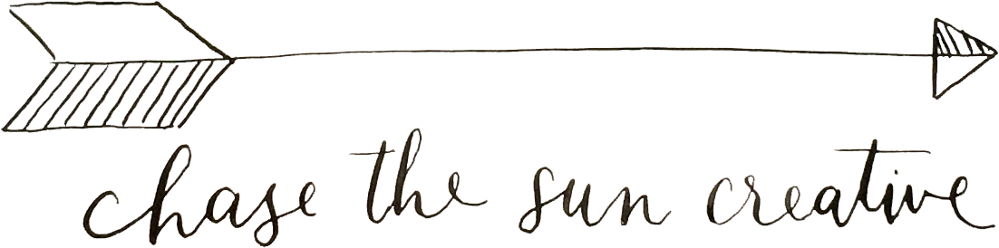 Chase The Sun Creative - Calligraphy Clipart (1206x504), Png Download
