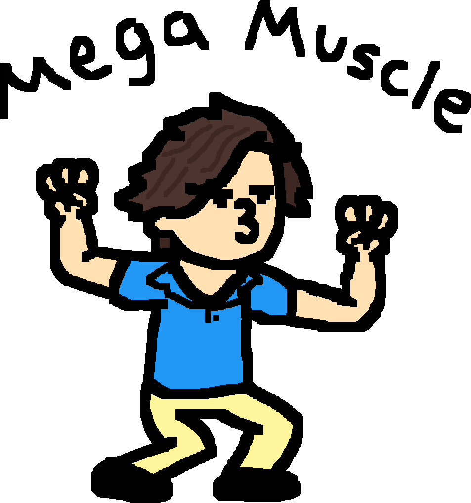 Mega Muscle Clipart (1400x1400), Png Download