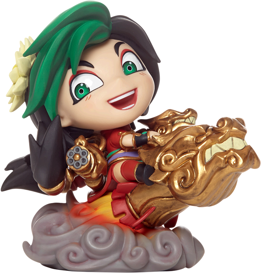 Firecracker Jinx Figure Clipart (1000x1010), Png Download