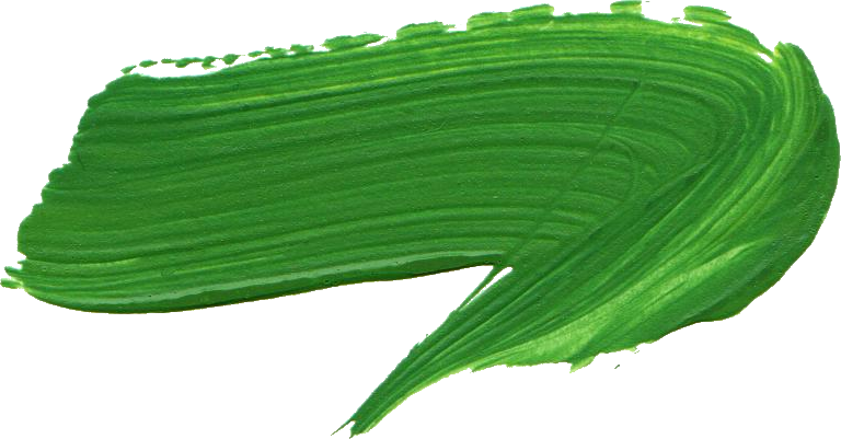Green Paint Stroke Png - Green Brush Stroke Png Clipart (768x401), Png Download