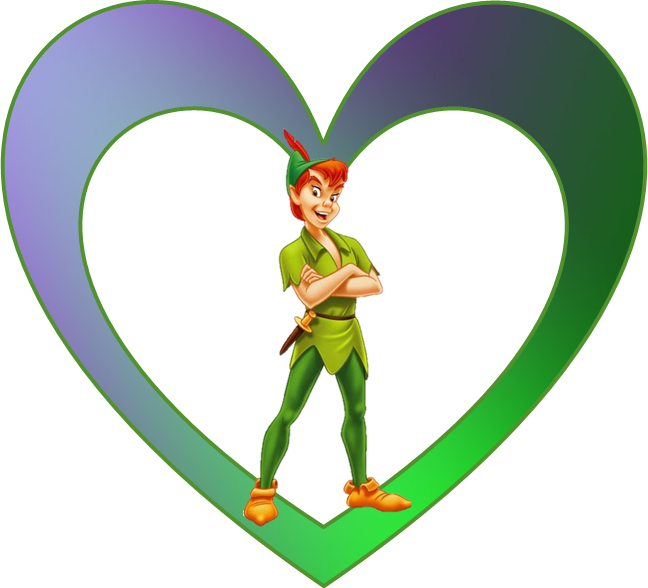 Peter Pan Toppers Or Free Printable Candy Bar Labels - Peter Pan Disney Clipart (648x588), Png Download