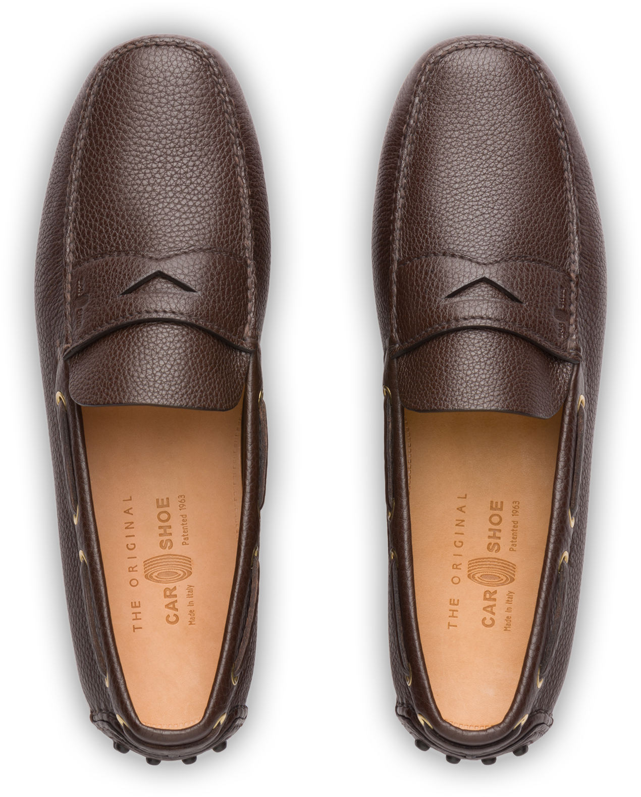 Driving Shoes Grained Calf Leather - Car Shoes Clipart (1971x1755), Png Download