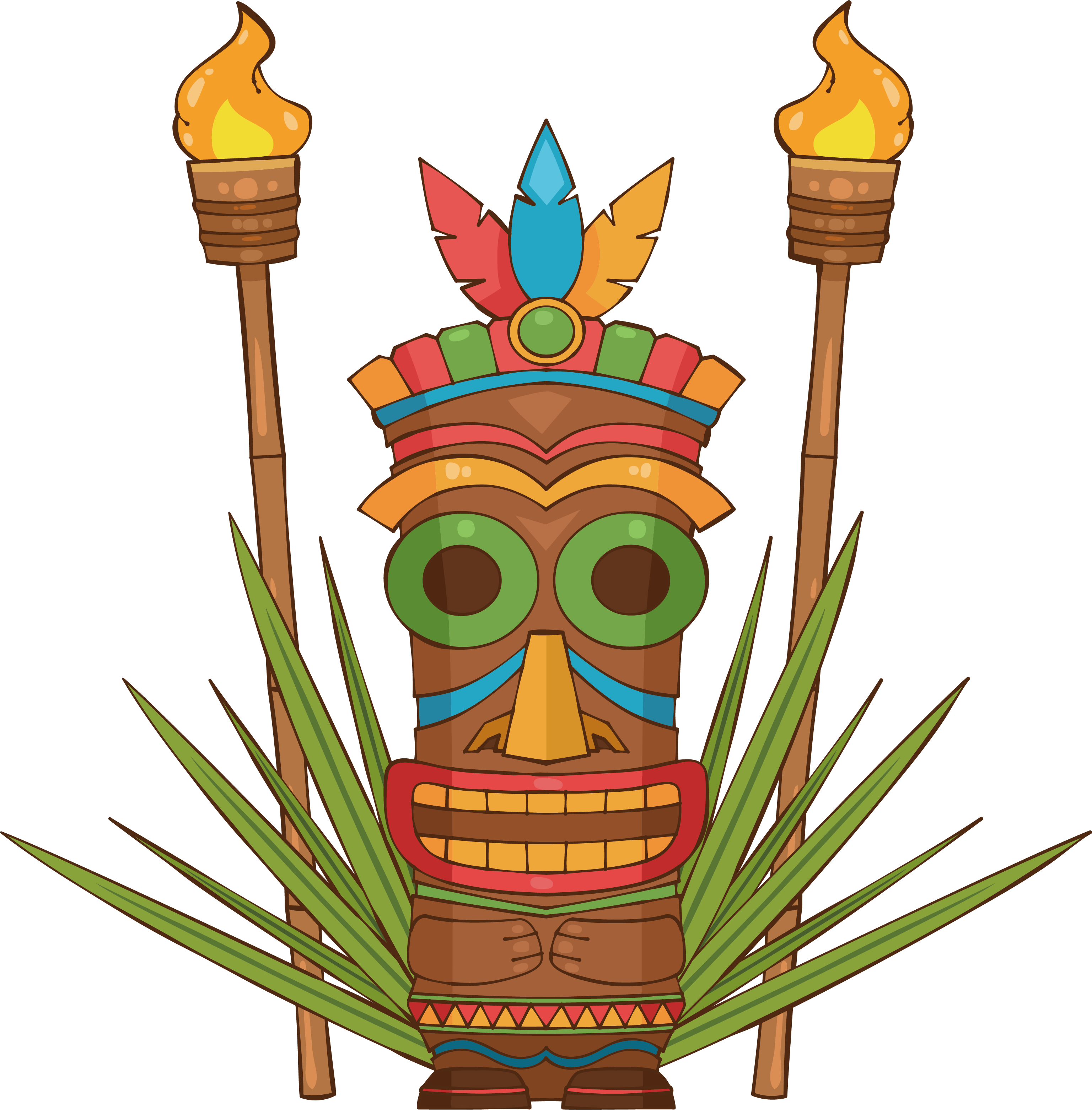 Tiki. Гавайи Тикки. Тотем Гавайи. Индейские тотемные маски вектор. Тотем Гавайи вектор.