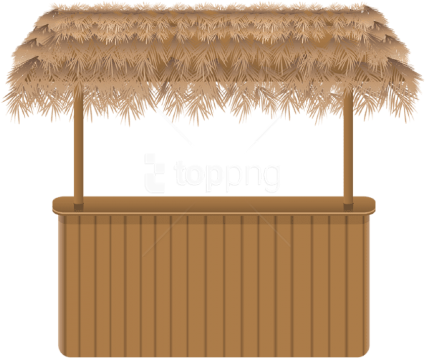Free Png Download Beach Tiki Bar Png Clipar Clipart - Tiki Bar Png Transparent Png (850x714), Png Download