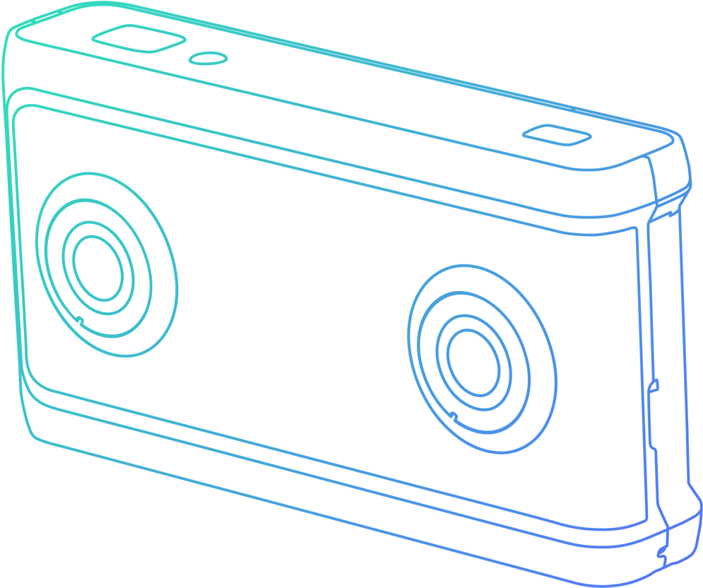Google Only Shared An Outline Of The Vr180 Camera Design Clipart (995x832), Png Download