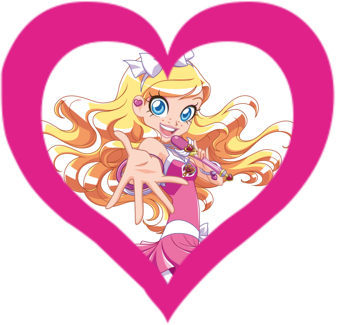 Kawaii Heart Png - Lolirock Iris Clipart (671x648), Png Download