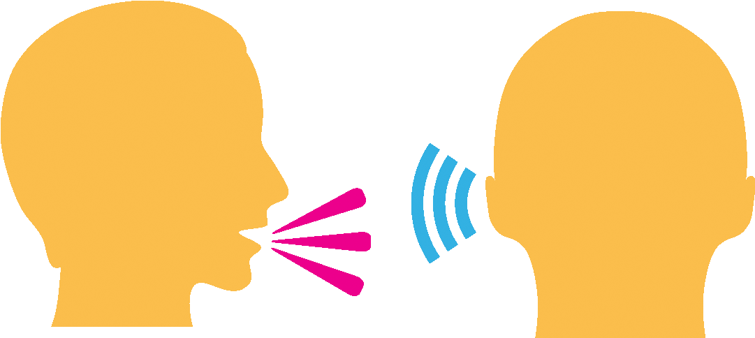 Conversation Clipart Listener - Speaking And Listening Clipart - Png Download (1224x635), Png Download
