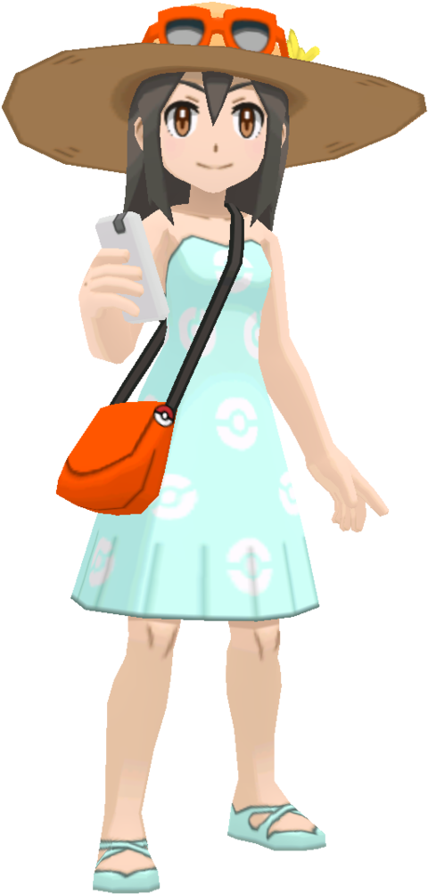 Pikachu , Png Download - Sightseer Girl Pokemon Ultra Sun And Moon Clipart (480x1003), Png Download