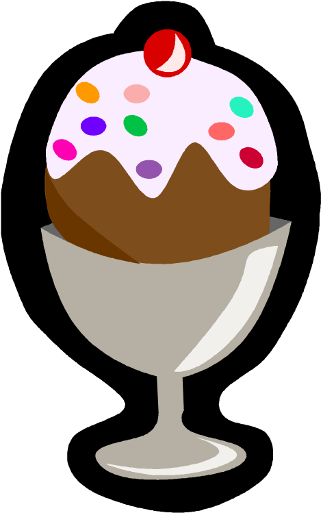 Ice Cream Sundae Clip Art - Ice Cream Sundae Clipart Art - Png Download (469x749), Png Download