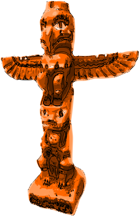 Totem Pole Tiki Computer Icons Symbol - Tlingit Totem Pole Clipart - Png Download (480x741), Png Download