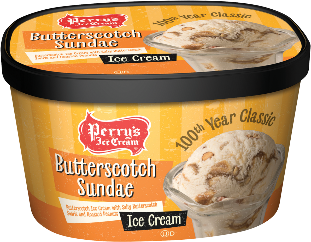 Butterscotch Vanilla Chocolate Ice Cream Clipart (1600x1285), Png Download