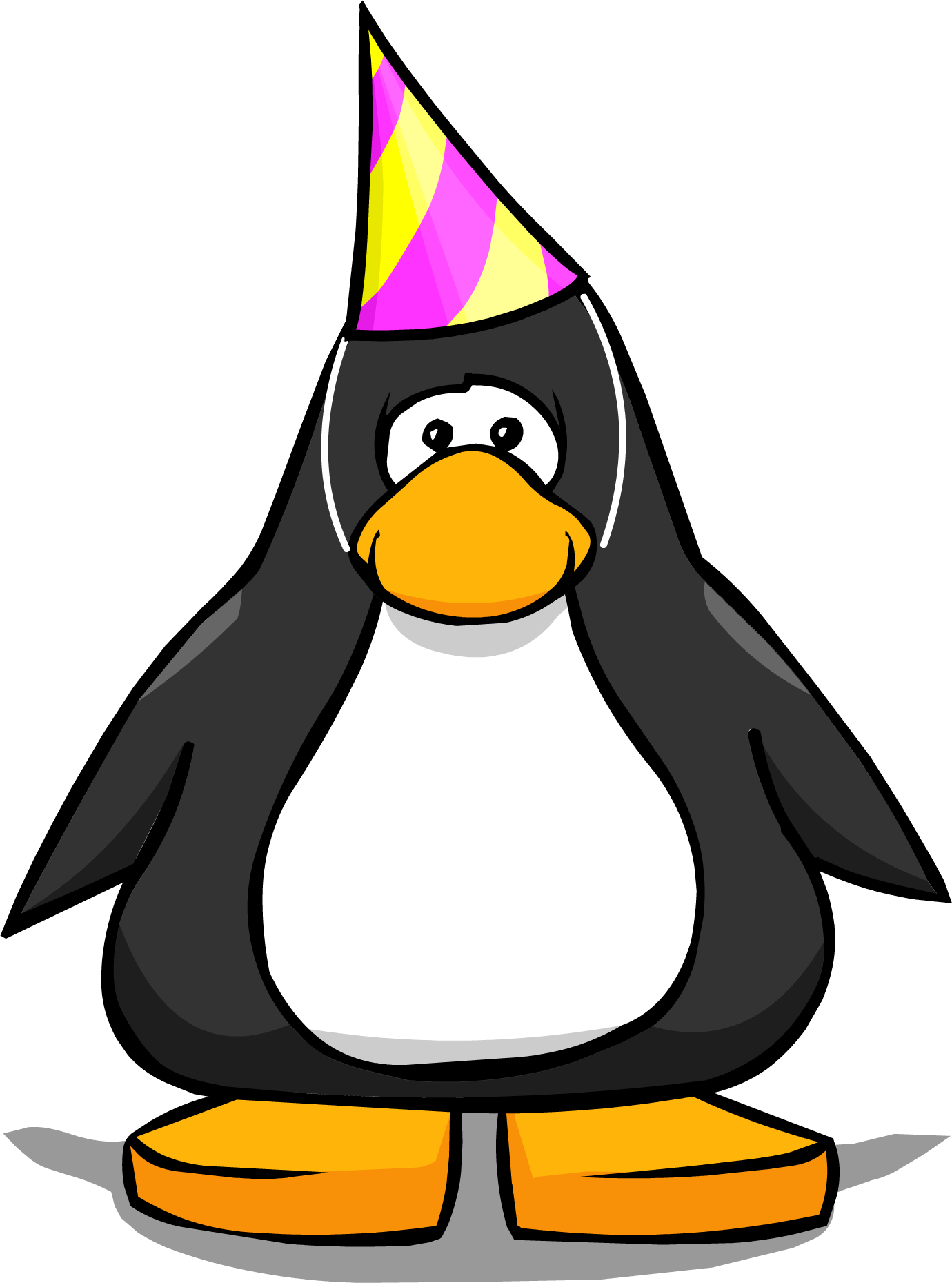Category Head Items Club Penguin Wiki Fandom - Penguin With A Hat Clipart (1380x1859), Png Download