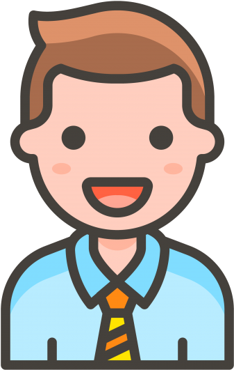 Man Office Worker Emoji - Singer Icon Png Clipart (866x650), Png Download