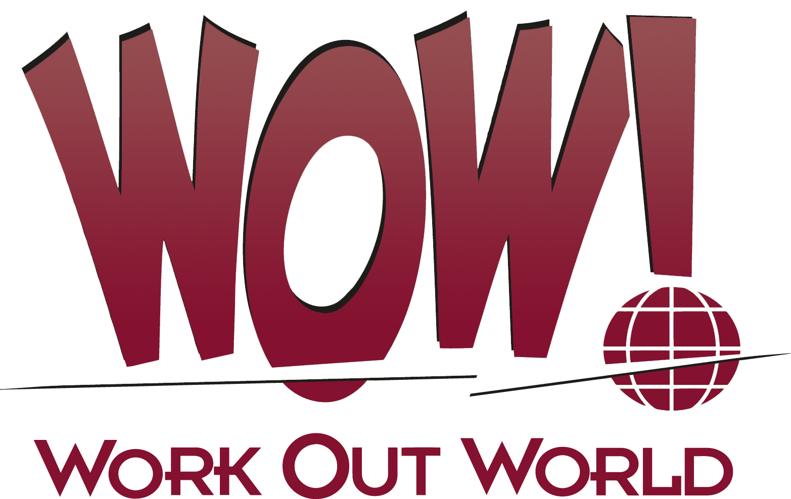 Wow Work Out World Clipart (1565x988), Png Download