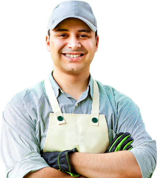 On Time And On Budget - Garden Worker Png Clipart (546x616), Png Download