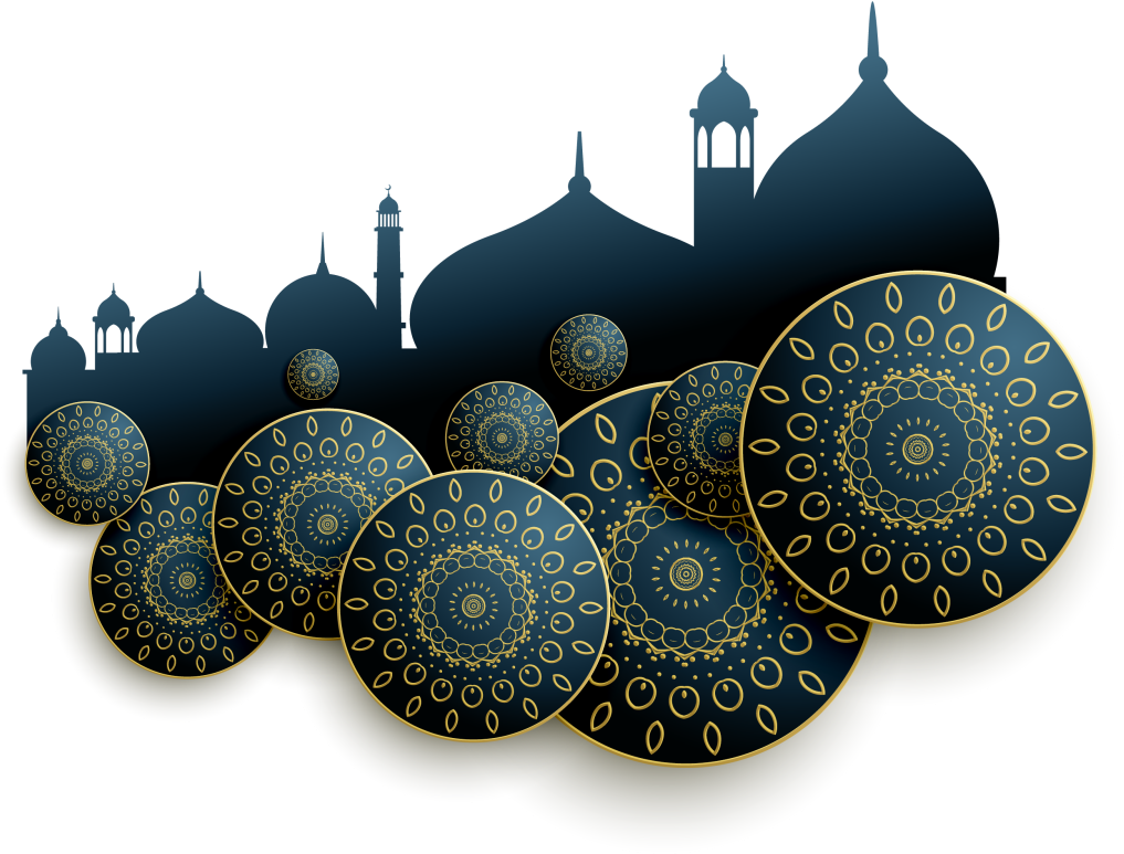 Ramadan Mosque Islam Eid Al Fitr Eid Mubarak Church - Eid Al Adha Transparent Background Clipart (1024x1024), Png Download