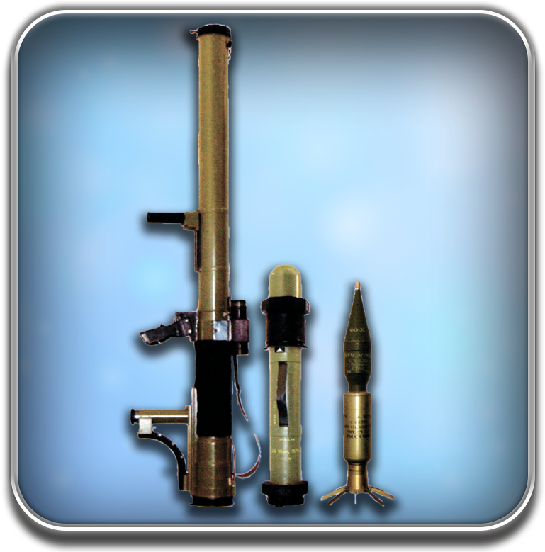 90mm Rocket - Rifle Clipart (800x800), Png Download