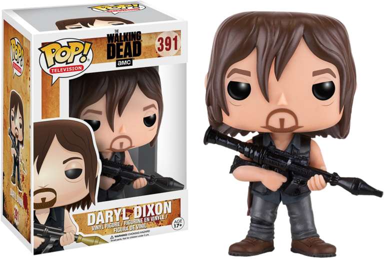 The Walking Dead - Funko Pop The Walking Dead Daryl Clipart (768x518), Png Download