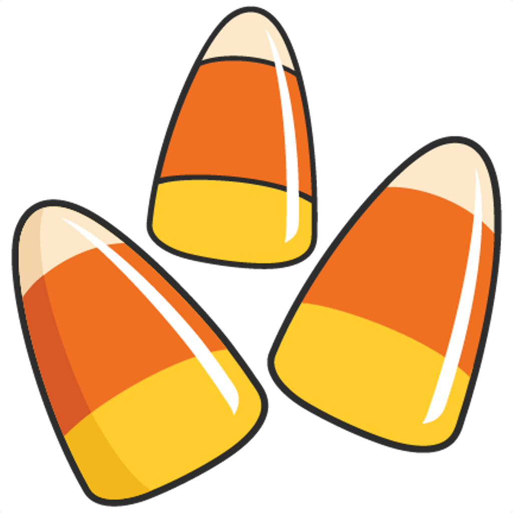 #candycorn #halloween #candy #corn #sweet #food #yummy - Candy Corn Clipart Png Transparent Png (1024x1024), Png Download
