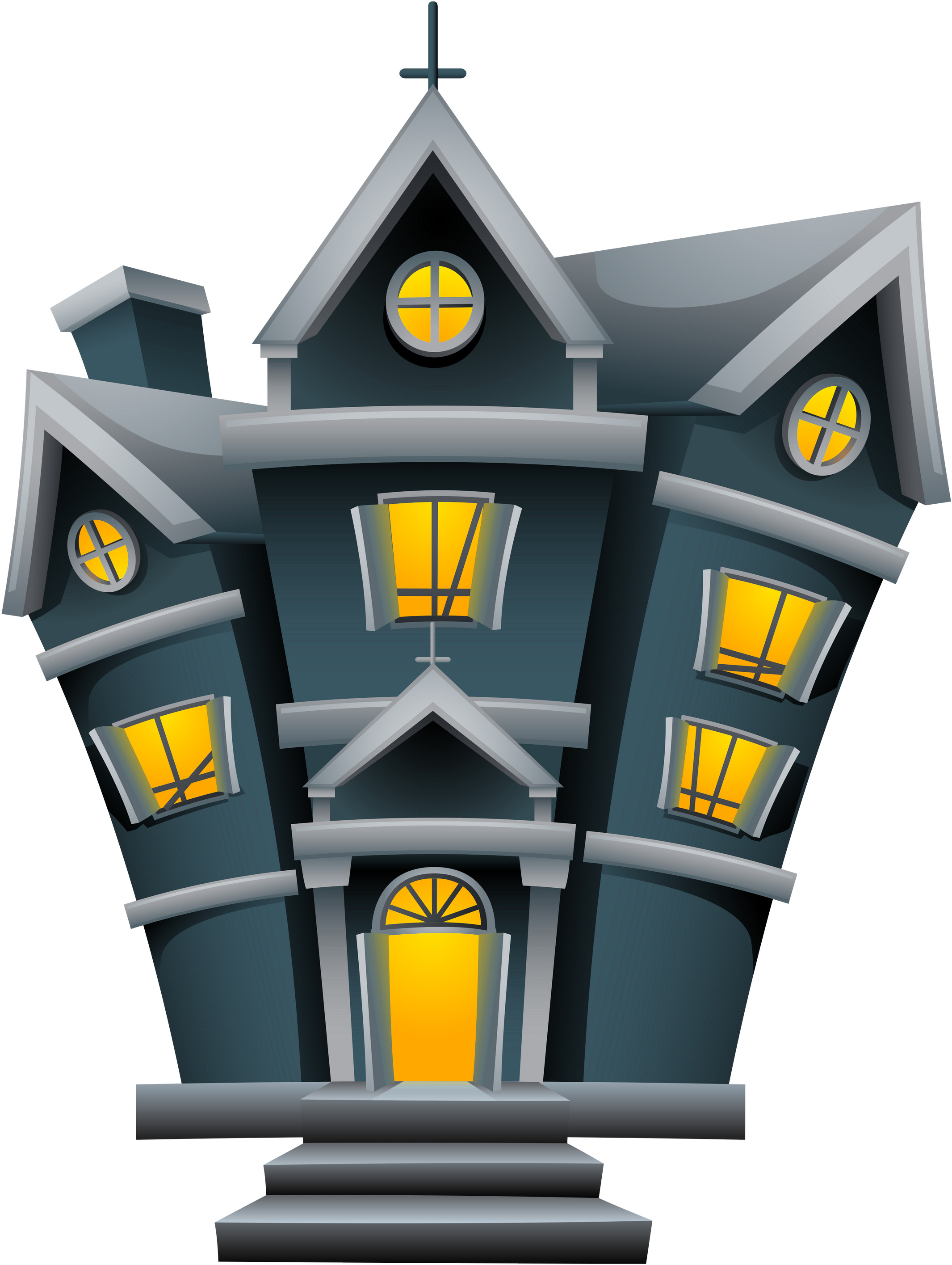 Halloween House Png Picture Clipart (2232x3000), Png Download