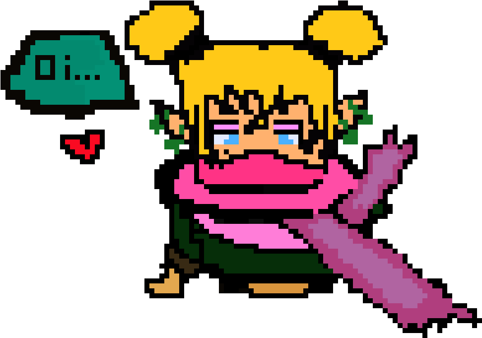 Drawn Pixel Art Wolf Clipart (1040x700), Png Download