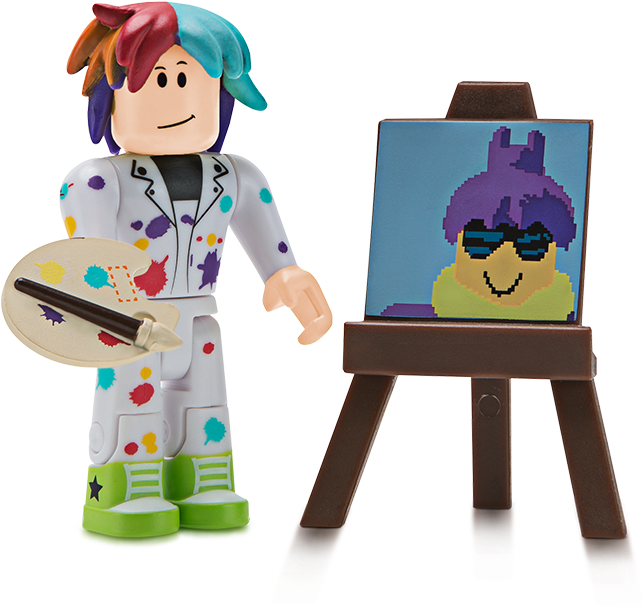 Pixel Artist Roblox Toy Clipart (800x800), Png Download