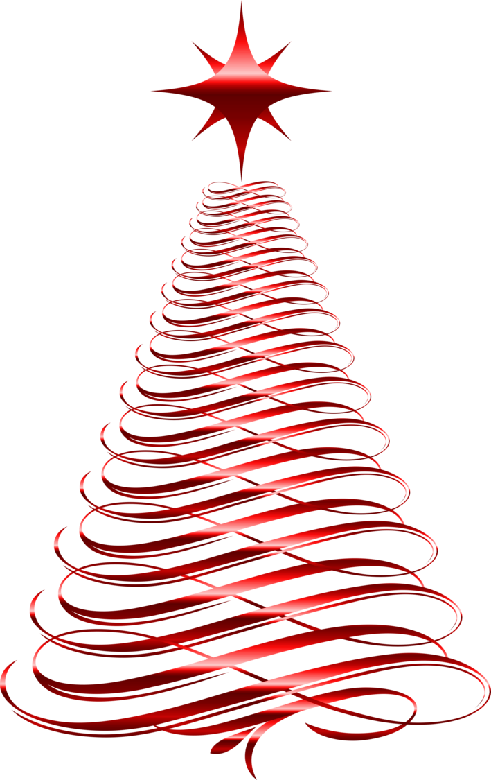 Arbol De Navidad Rojo Png - Elegant Christmas Gift Tag Clipart (709x1125), Png Download