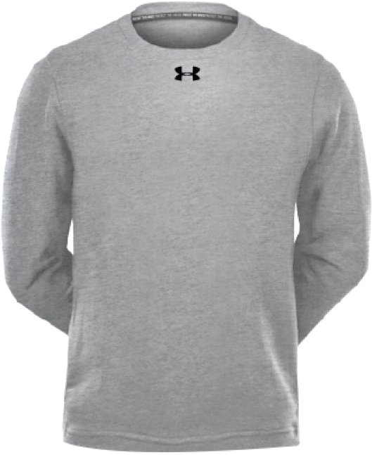 Fan Cloth Fundraising Under Armour Fleece Crewneck - Long-sleeved T-shirt Clipart (751x750), Png Download