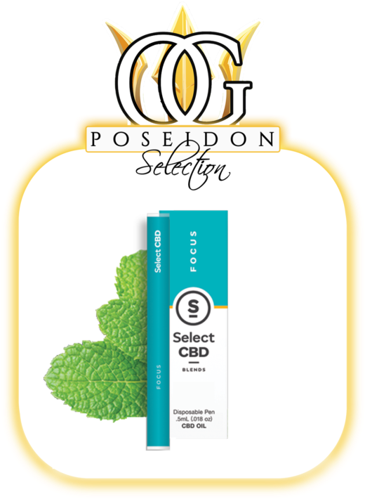 Focus Peppermint Vape Pen - Select Cbd Vape Pen Clipart (619x720), Png Download