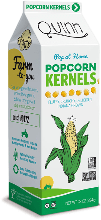 Pop At Home Kernels View All Flavors - Popcorn Clipart (500x801), Png Download