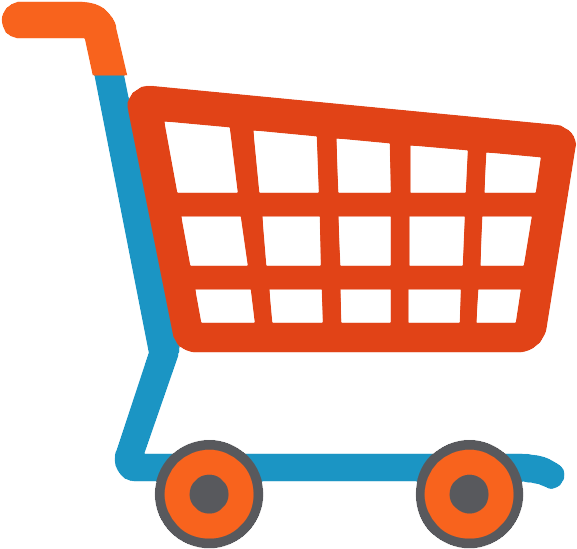 Shopping Cart Png - Shopping Cart Vector Png Clipart (610x572), Png Download