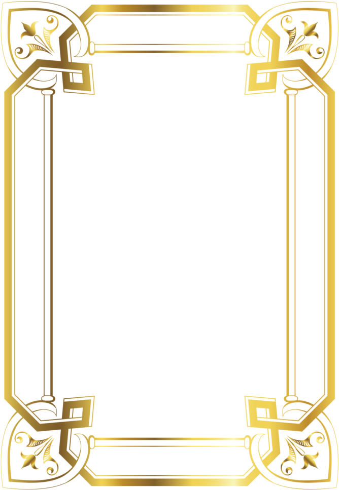 Фотки Art Deco Borders, Borders For Paper, Printable - Portable Network Graphics Clipart (772x1024), Png Download