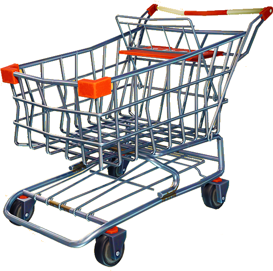 Shopping Cart Transparent Background Png - Fortnite Shopping Cart Transparent Background Clipart (785x654), Png Download