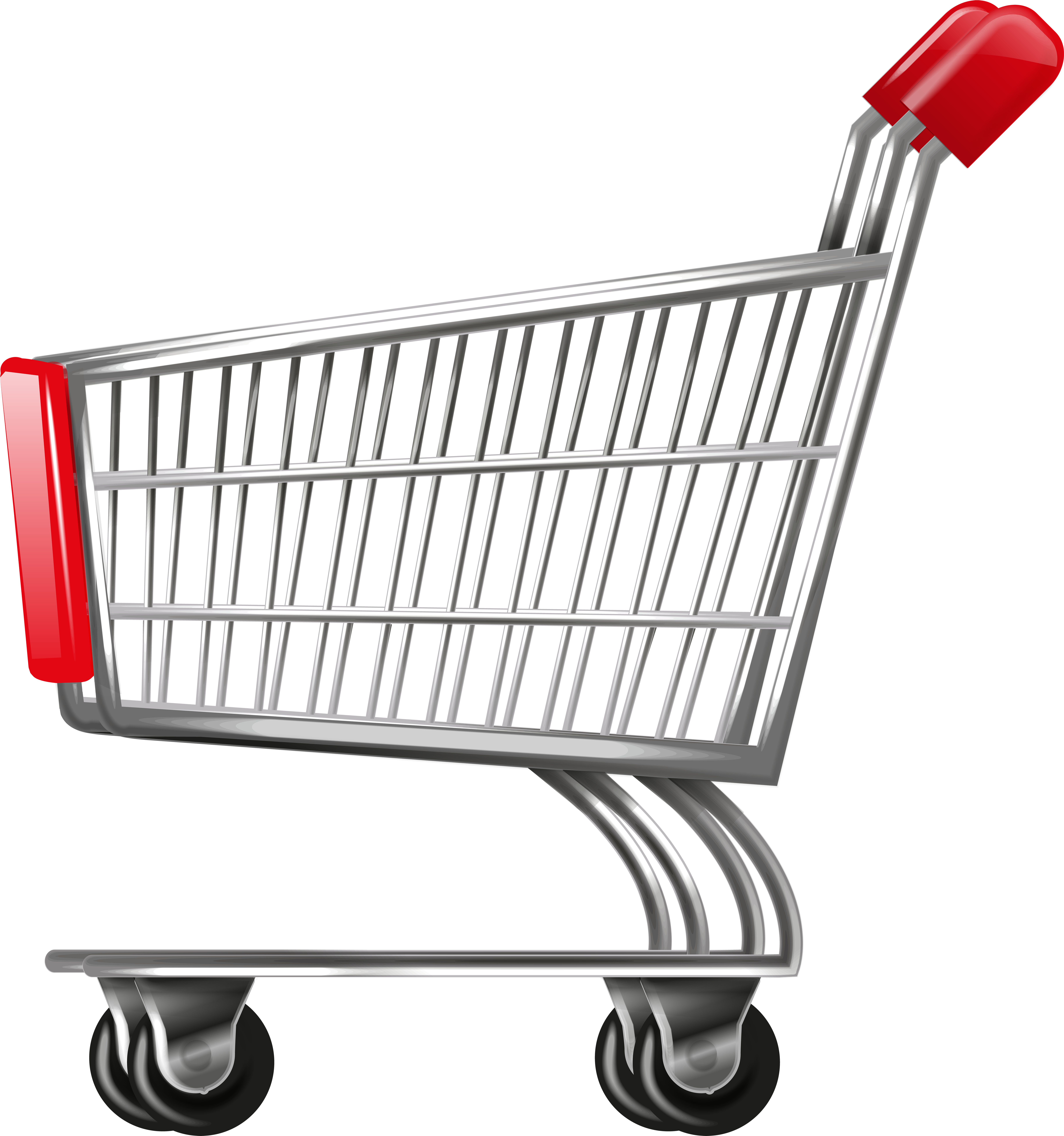 Shopping Cart Transparent Png Image Clipart (7494x8000), Png Download