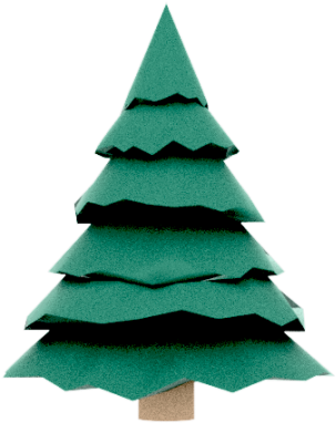 Árbol De Navidad Royalty-free Modelo 3d - Christmas Tree Clipart (920x468), Png Download