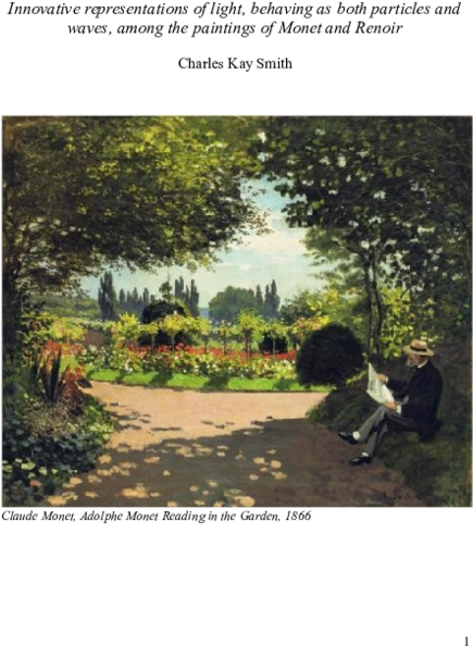 Doc - Claude Monet Adolphe Monet Reading In The Garden Clipart (600x776), Png Download