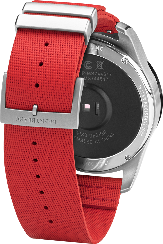 241711 Ecom Osis Sq 02 - Montblanc Summit Smartwatch Bi Color Steel Clipart (1000x1000), Png Download