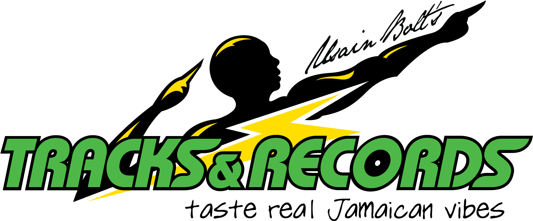 Usain Bolt's Tracks And Records Franchise - Tracks And Records Logo Clipart (1757x731), Png Download
