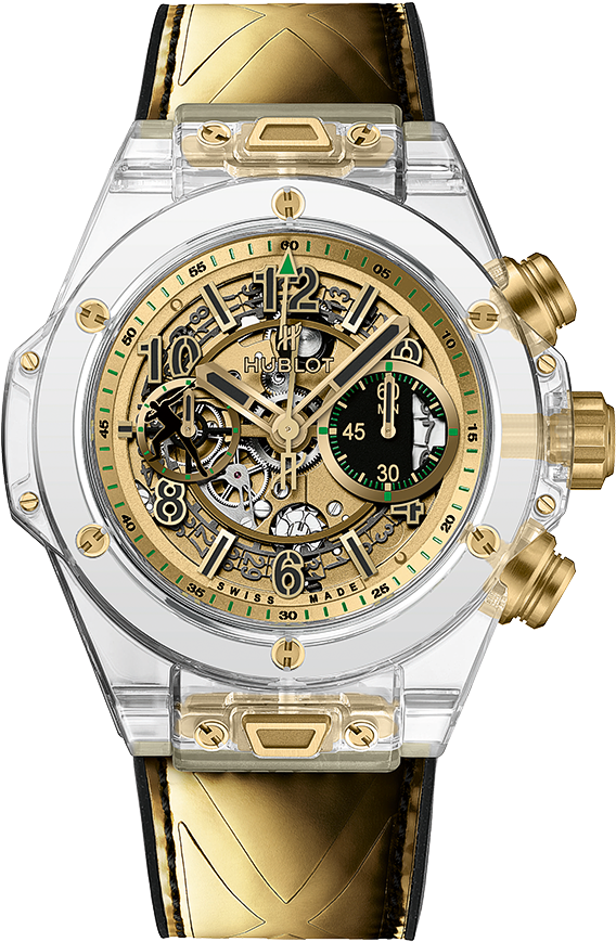 Hublot Big Bang Unico Sapphire Usain Bolt For Only Clipart (568x869), Png Download