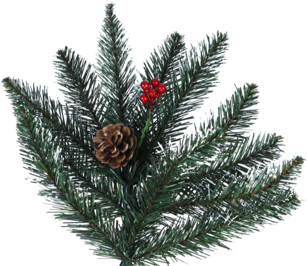 Christmas Tree Red Berry - Christmas Ornament Clipart (600x600), Png Download