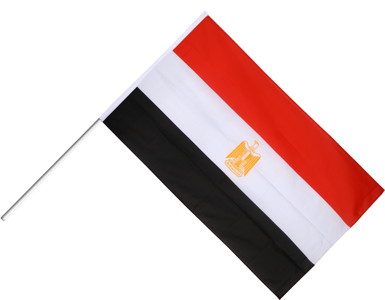 Egypt Hand Waving Flag - Egypten Flagga Clipart (1274x992), Png Download